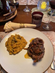 Osso Bucco with risotto Milanese